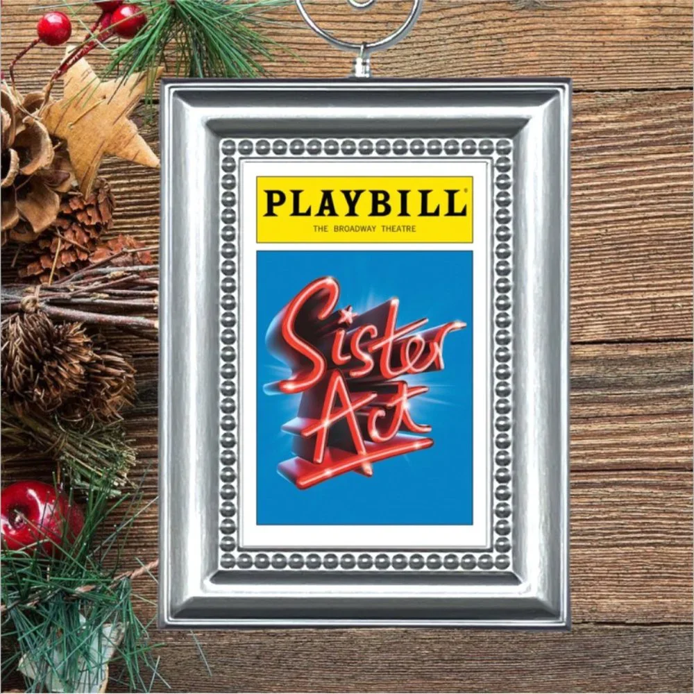 Sister Act Broadway Musical Playbill Christmas Tree Ornament‎